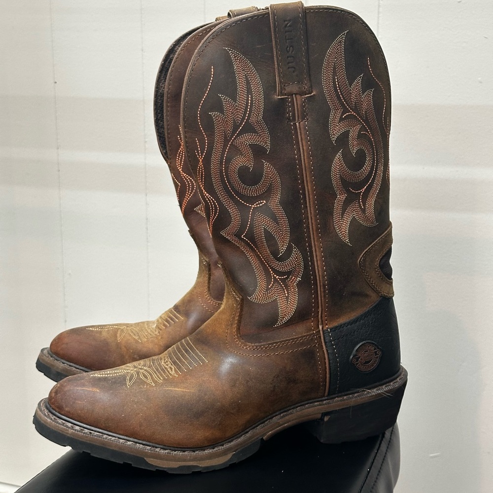 Original Justin Work Boots Cowboy Boots